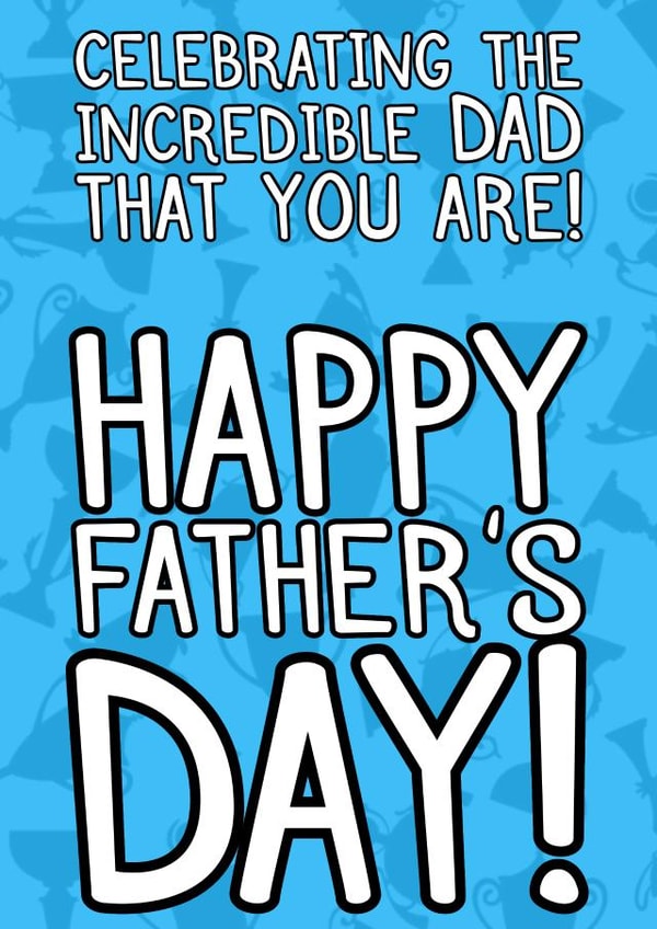 Cute fathers day card to celebrate your Dad created by Designs by Ru