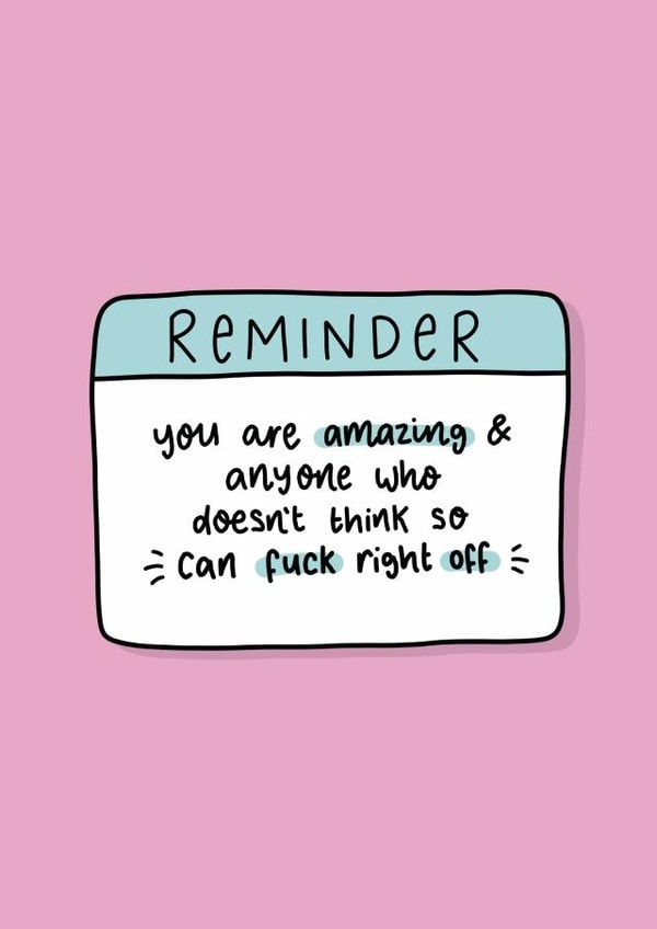 Heartfelt Friendship Card - Positivity created by Lola