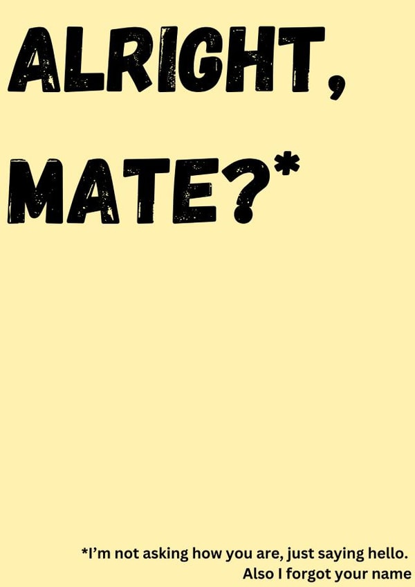 Just checking in mate! created by Curls&Joy