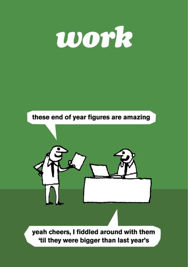 Funny Birthday Card - Work created by Modern Toss