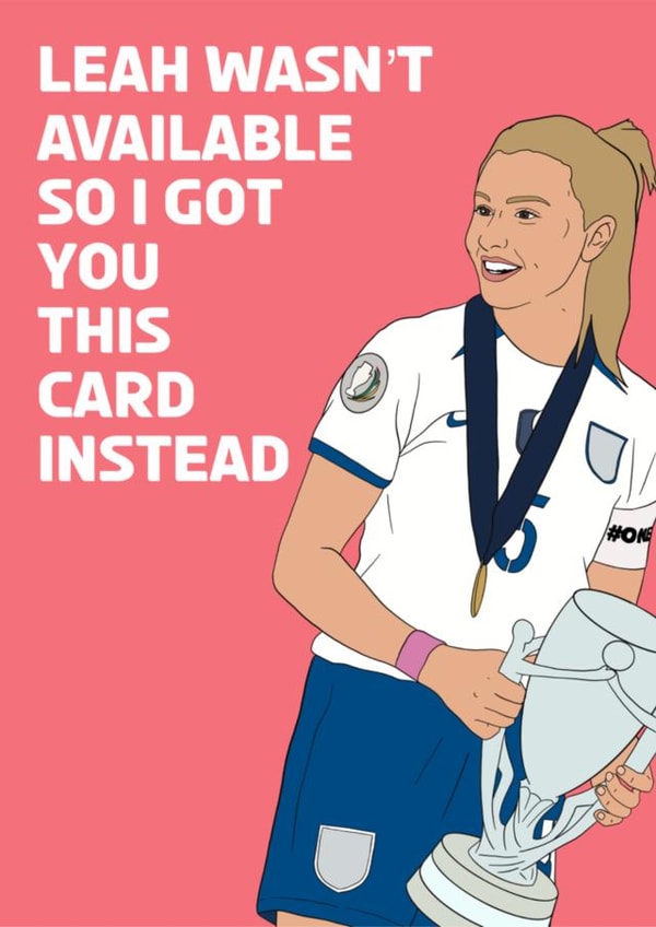 Leah Williamson Card created by Emily Render