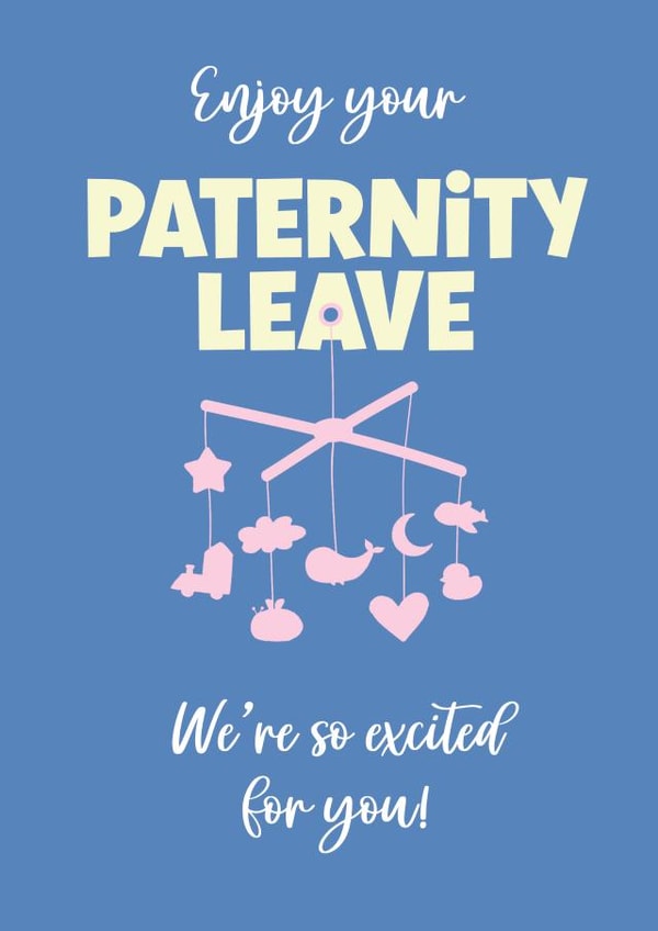A Cute Card for His Paternity Leave created by @MarcoLooks