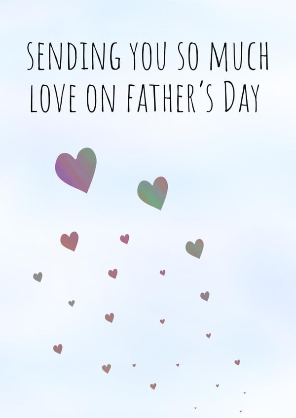 Heartfelt Father’s Day card for fathers who need some extra love created by Beyond Words