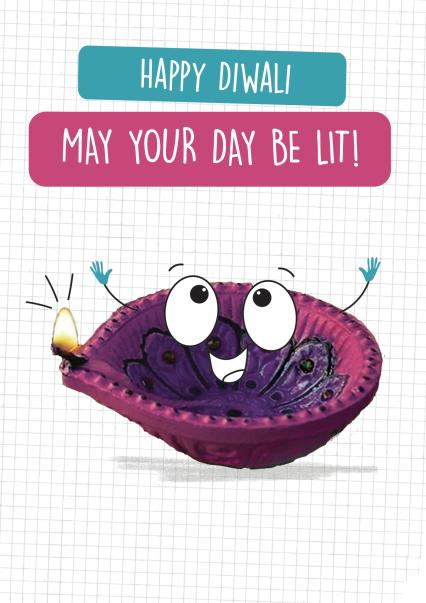 Happy Diwali card card