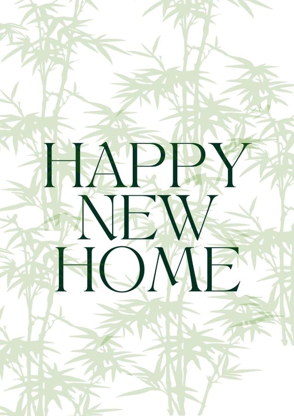 happy new home / plant lover home card / new home classic card created by Paper Party Cards