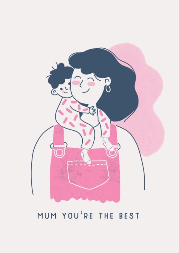 Cute Mother’s Day card - mum you’re the best | thortful