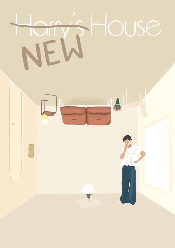 Harry Styles New House Card created by URGHH Card Co.