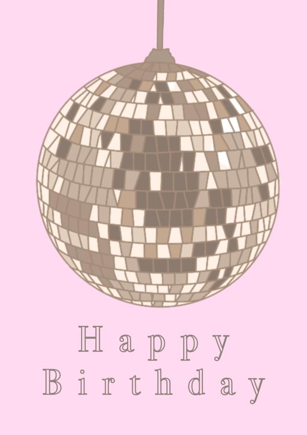 Mirrorball Birthday Card created by Nevada Rose