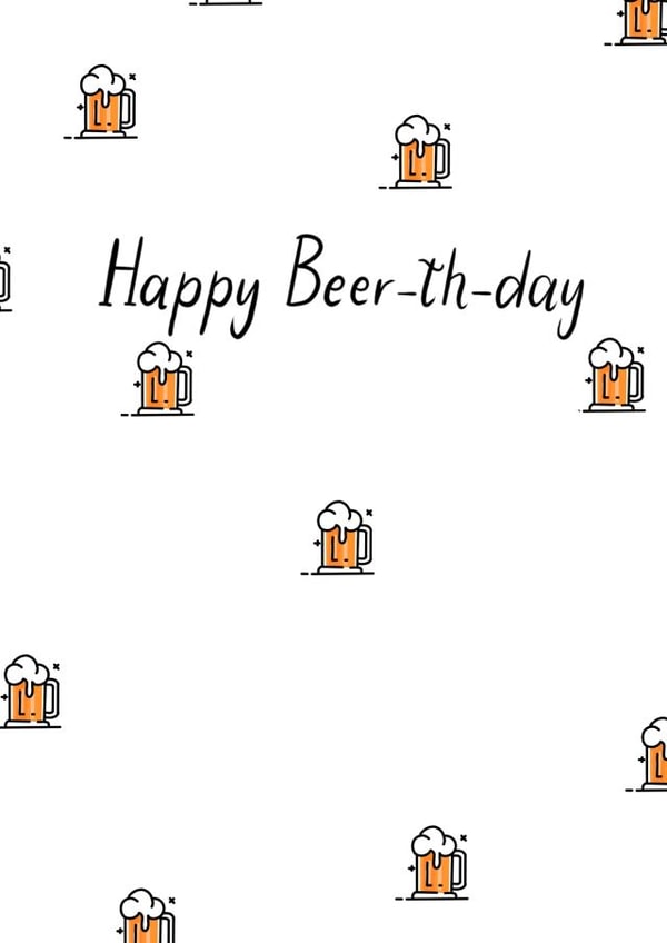 Mens birthday card created by LittleBeckyStudios