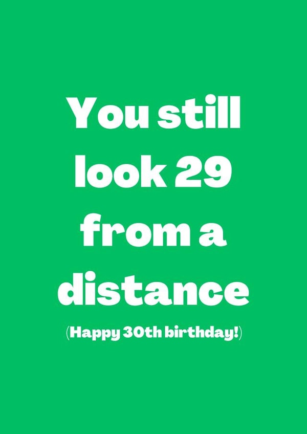 Funny 30th Birthday Card - Cheeky card for him or for her created by Cheeky Card Co