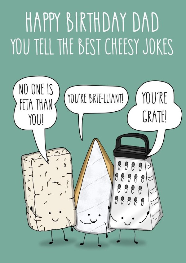 Best Cheesy Jokes - Happy Birthday Dad created by All The Best