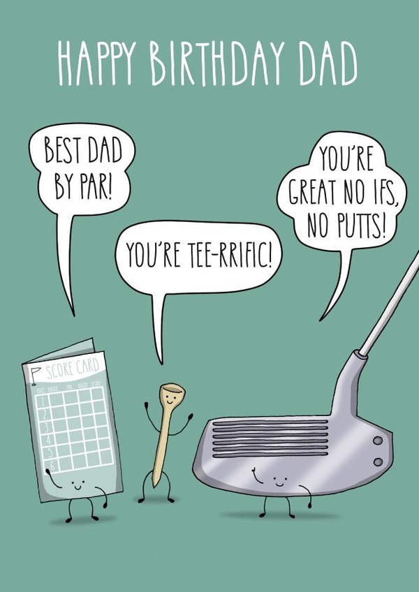 Happy Birthday Day - Golf Theme created by All The Best