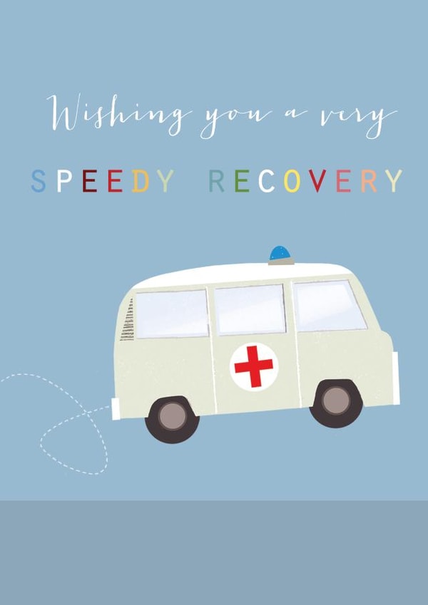 Cute Get Well Card - Speedy Recovery created by Kali Stileman