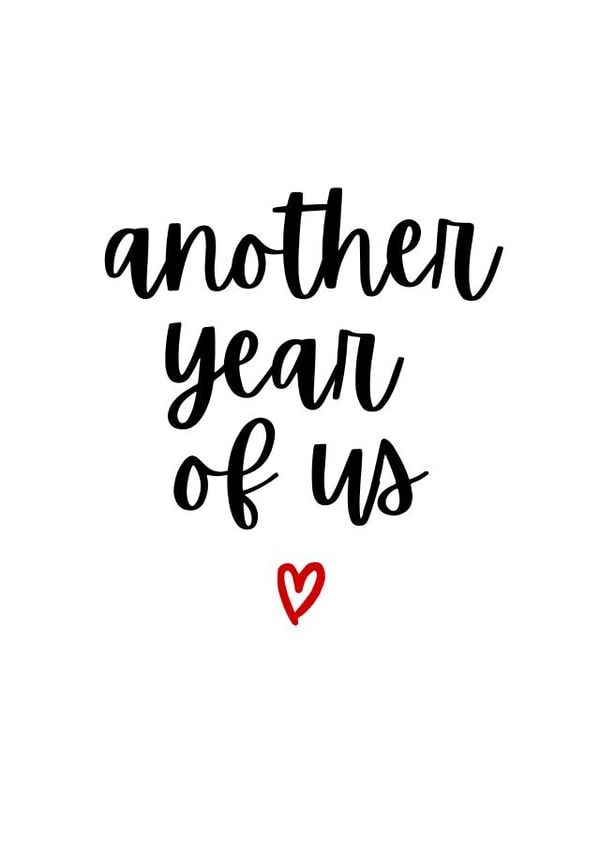 Cute Anniversary Card - Another Year of Us created by Amy (Hedgecards)
