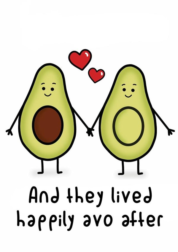 Cute anniversary card for significant other - And they lived happily ever after created by Lauren Osborne