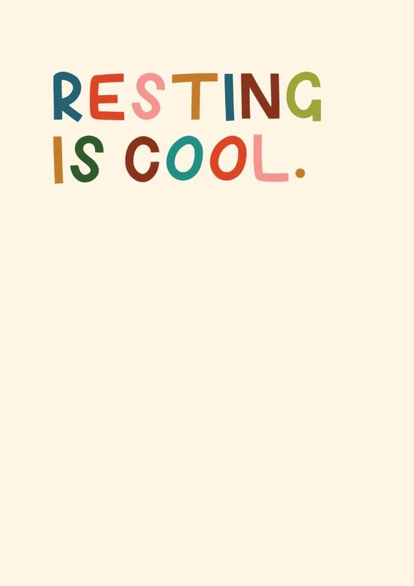 Thinking of You - Get Well Soon - Resting Is Cool created by This Thing They Call Recovery