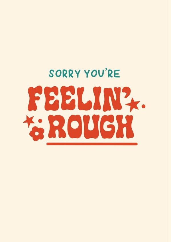 Thinking Of You - Get Well Soon - Feeling Rough created by This Thing They Call Recovery