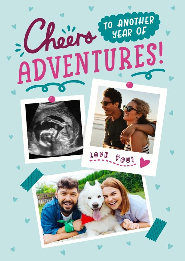 cheers another Anniversary Personalised Photo Card 22111 created by Josie Gledhill