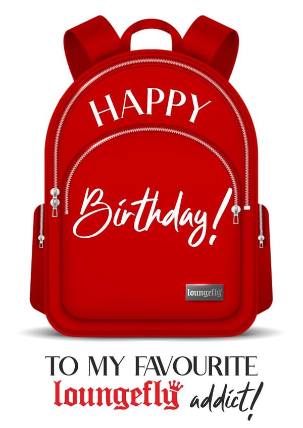 Loungefly Addict Birthday Card created by Kelman Cards