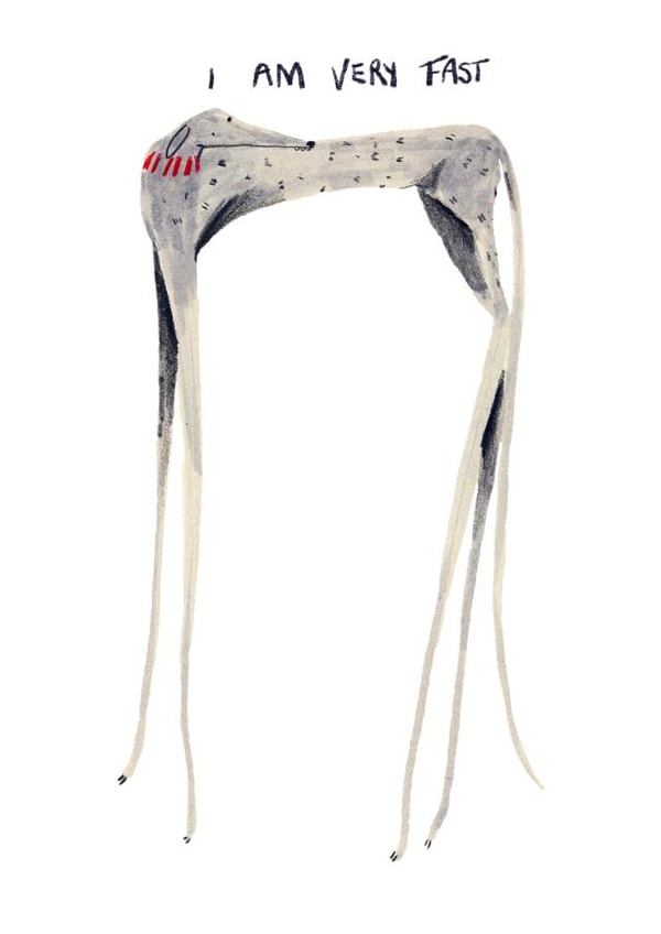 Funny greyhound card created by Harriet Lowther