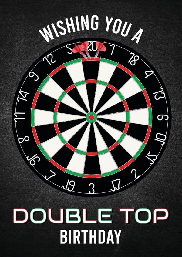Wishing You A Double Top Birthday created by Toff London