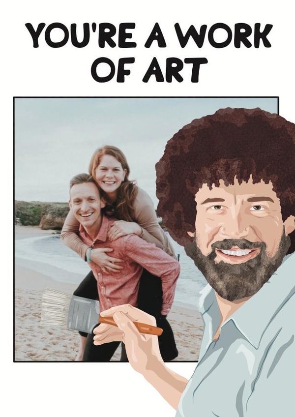 Thank you Anniversary Personalised Photo Card 48714 created by ttrappartt