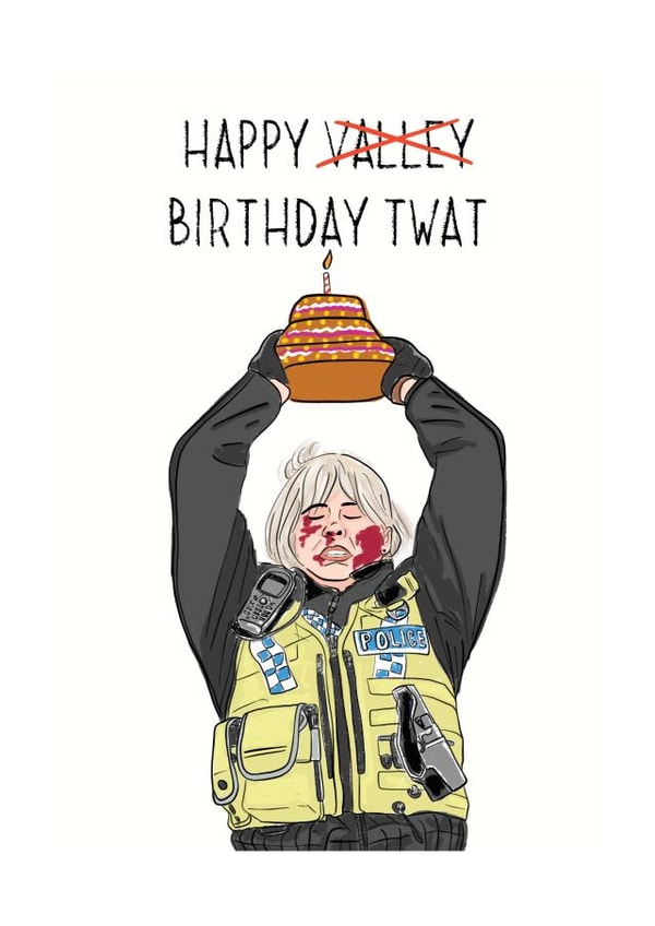 Happy Birthday Twat created by Angelina Fox