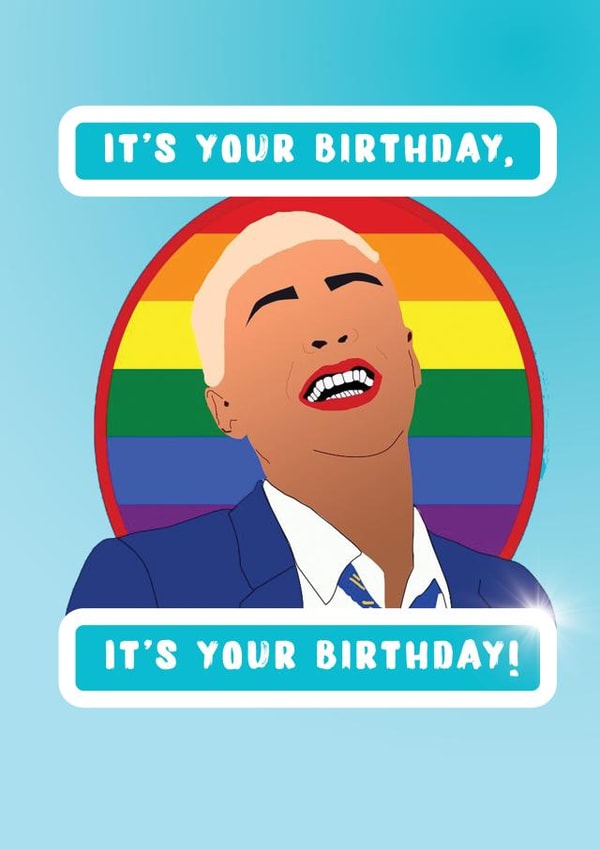 Birthday Card - Musical Theatre, Everybody's Talking About Jamie created by Page to Page Creations