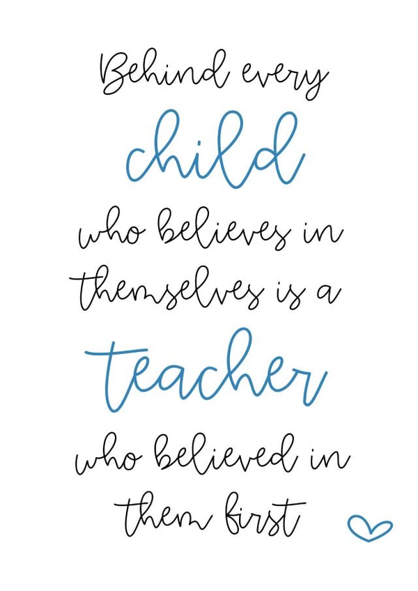 Cute Card for Teacher End of Term Gift created by The Hidden Shed