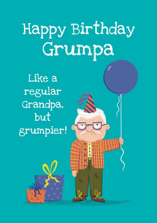 Grumpa Birthday created by Hannah Jayne Lewin