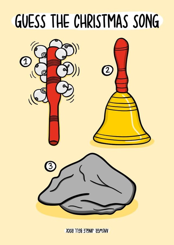 Jingle Bell Rock Card | Funny Christmas Card created by TeePee Creations