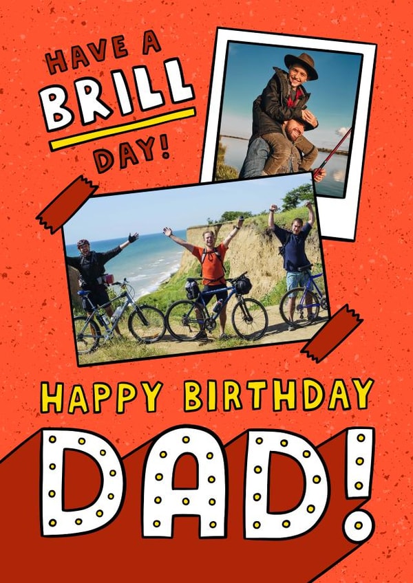 Personalised Photo Upload Birthday Card for Dad created by Josie Gledhill