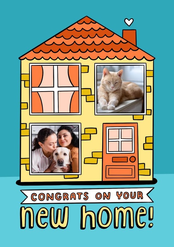 congrats house New Home Personalised Photo Card 22124 created by Josie Gledhill