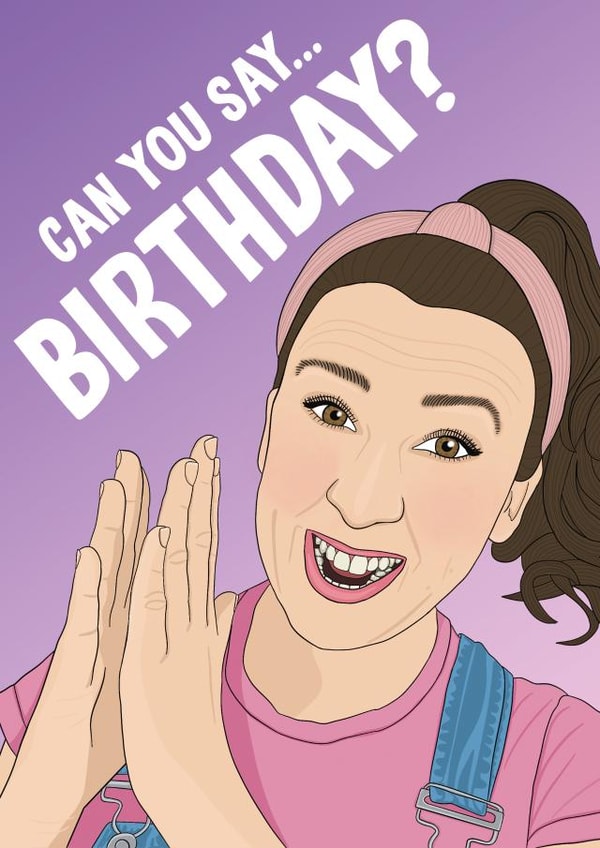 Ms Rachel Birthday Card - Songs For Littles created by Bonne Nouvelle