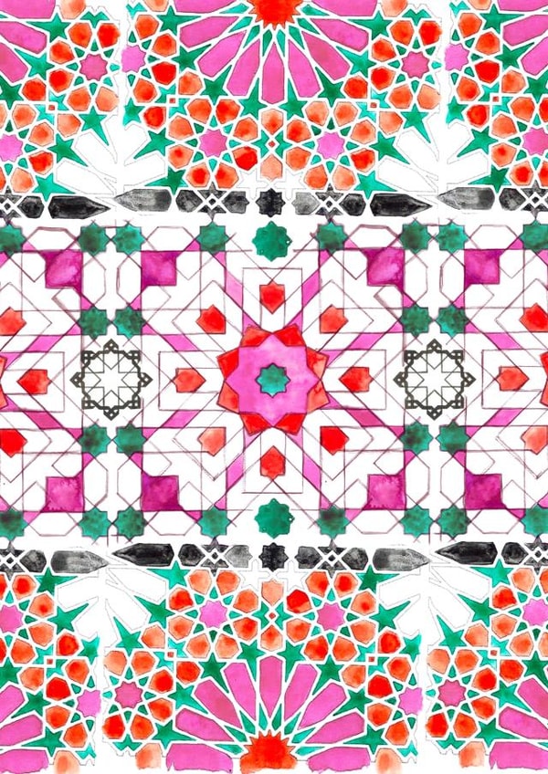 Pink Moorish Just Because created by Yaz Raja Designs