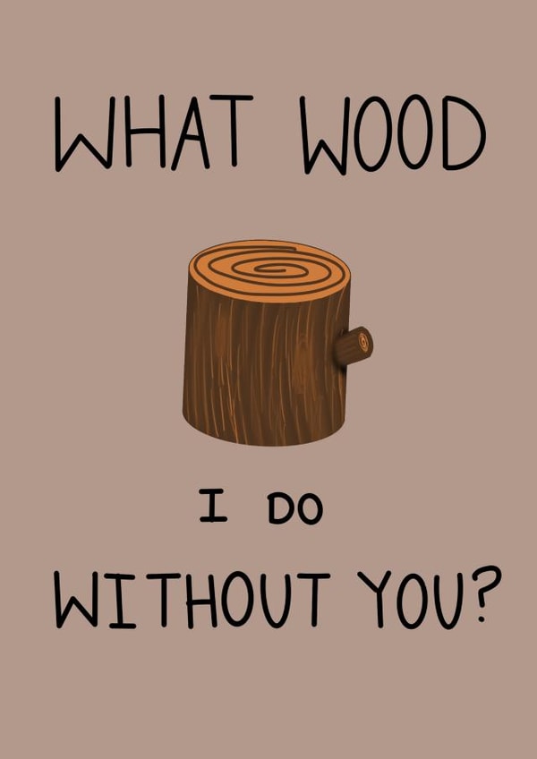 Funny all occasions card to show how much you appreciate someone! created by The Happy Potato