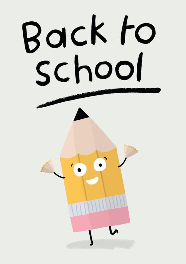 Cute Good Luck Card - Back to School created by Lisa Greener