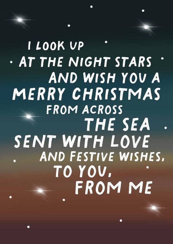 Cute Christmas Card - Across the Miles created by Pickled Prints