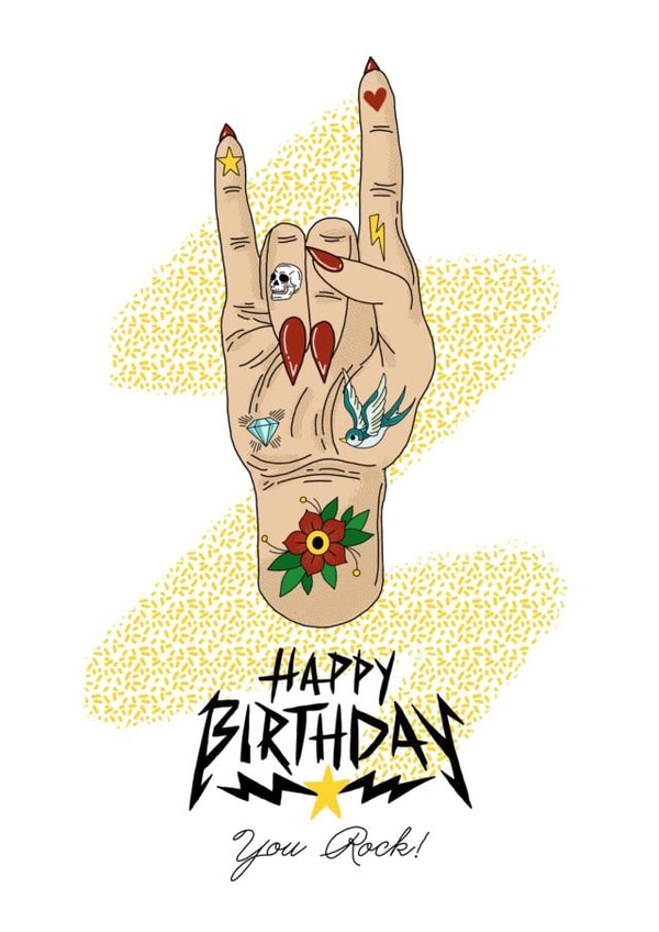 For your rocking friends on their birthday created by Sammie Webster