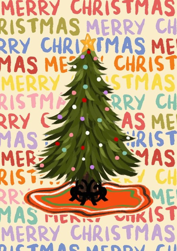 Cute and Traditional Card - Tree created by KATIE S