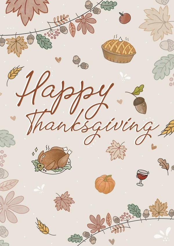 Happy Thanksgiving! created by Scribble + Print Co