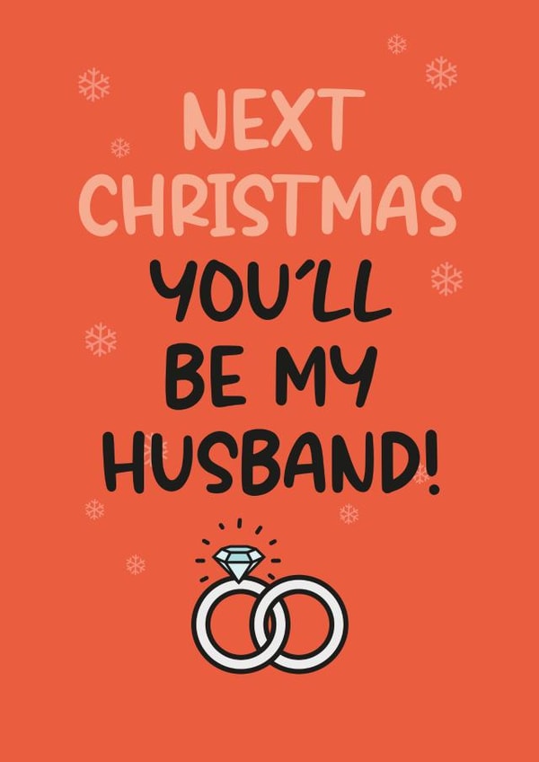 Cute Christmas Card - Fiancé created by Twisted Haggis