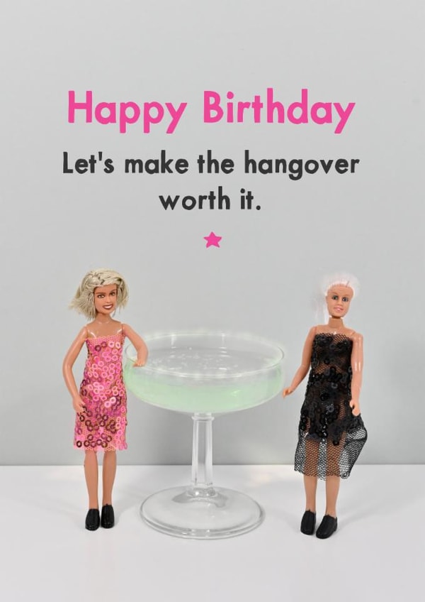 Funny hangover created by Bold & Bright Cards