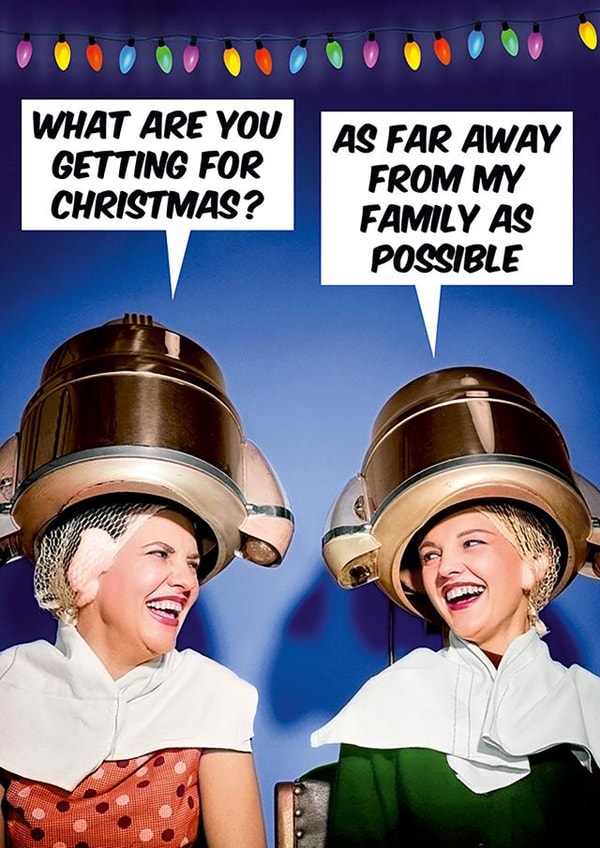 Funny Christmas Card - What are you getting for Christmas? created by Dean Morris Cards