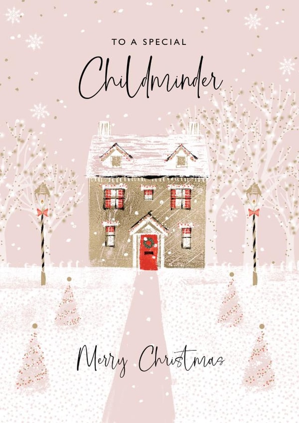 Pretty Christmas Card - Childminder created by Rebecca Prinn