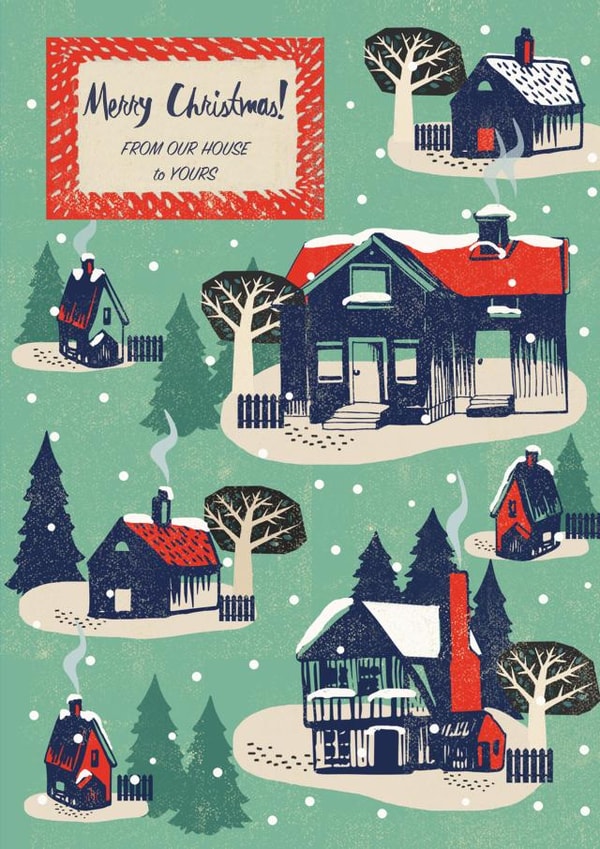 Traditional Christmas Card - Our House to Yours created by Rocket68