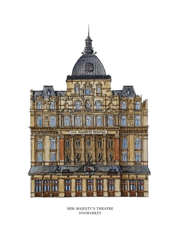 Her Majesty's Theatre London created by Regency Post