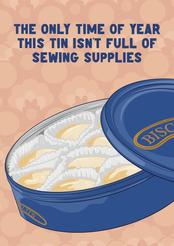 Funny Christmas Card - Biscuit Tin created by ttrappartt