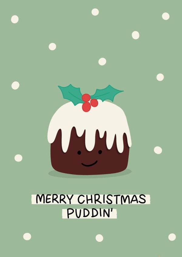 Cute Christmas Pudding Card created by The_positiveway8