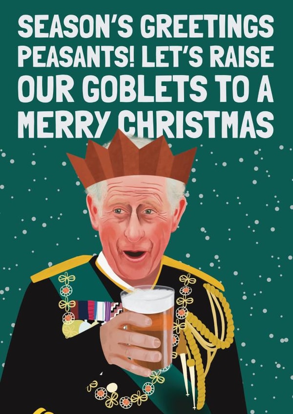 King Charles Royal Family Christmas Card created by AbiGoLucky